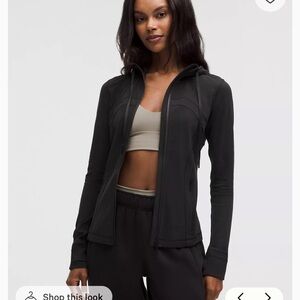 Lululemon define jacket with drawstrings - selling in the pink color!!